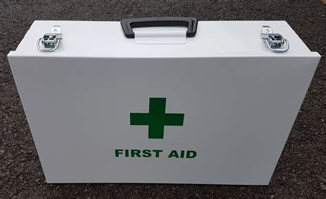 first aid kit steel box|first aid box refill kit.